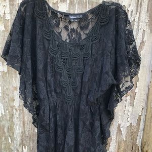 Takara Sheer Lace Top